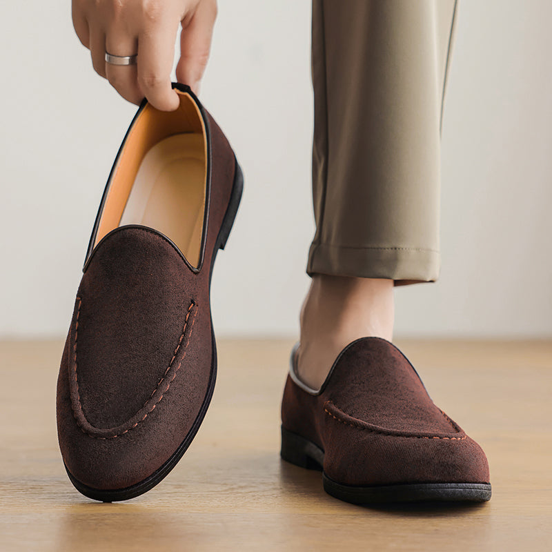 Cedar Suede Slippers