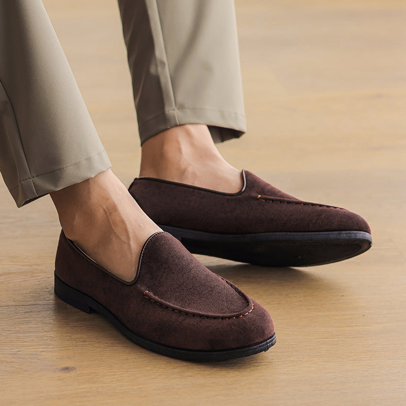 Cedar Suede Slippers