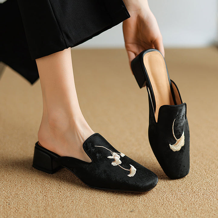 Velvet Rosalyn Slippers