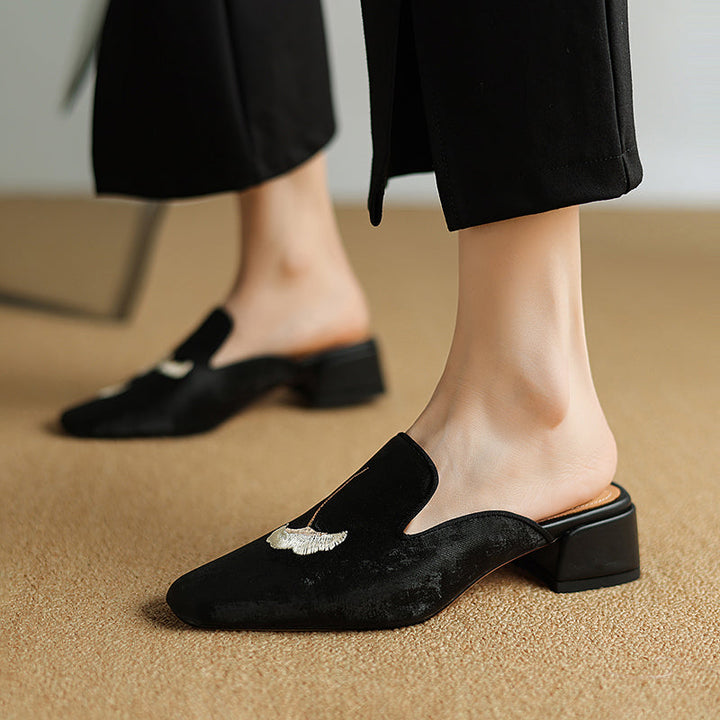 Velvet Rosalyn Slippers