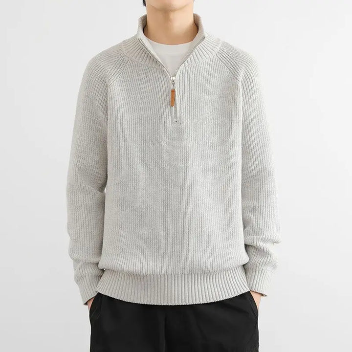 Classic Quarter-Zip Sweater