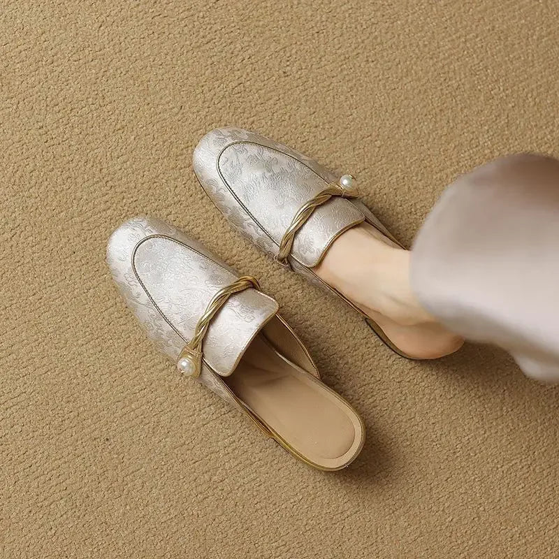 Jasmine Silk Slippers