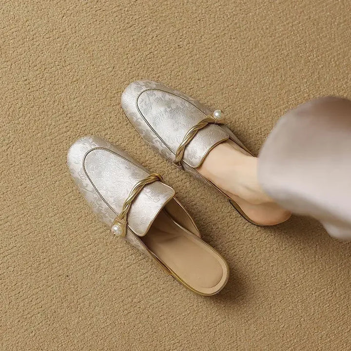 Jasmine Silk Slippers