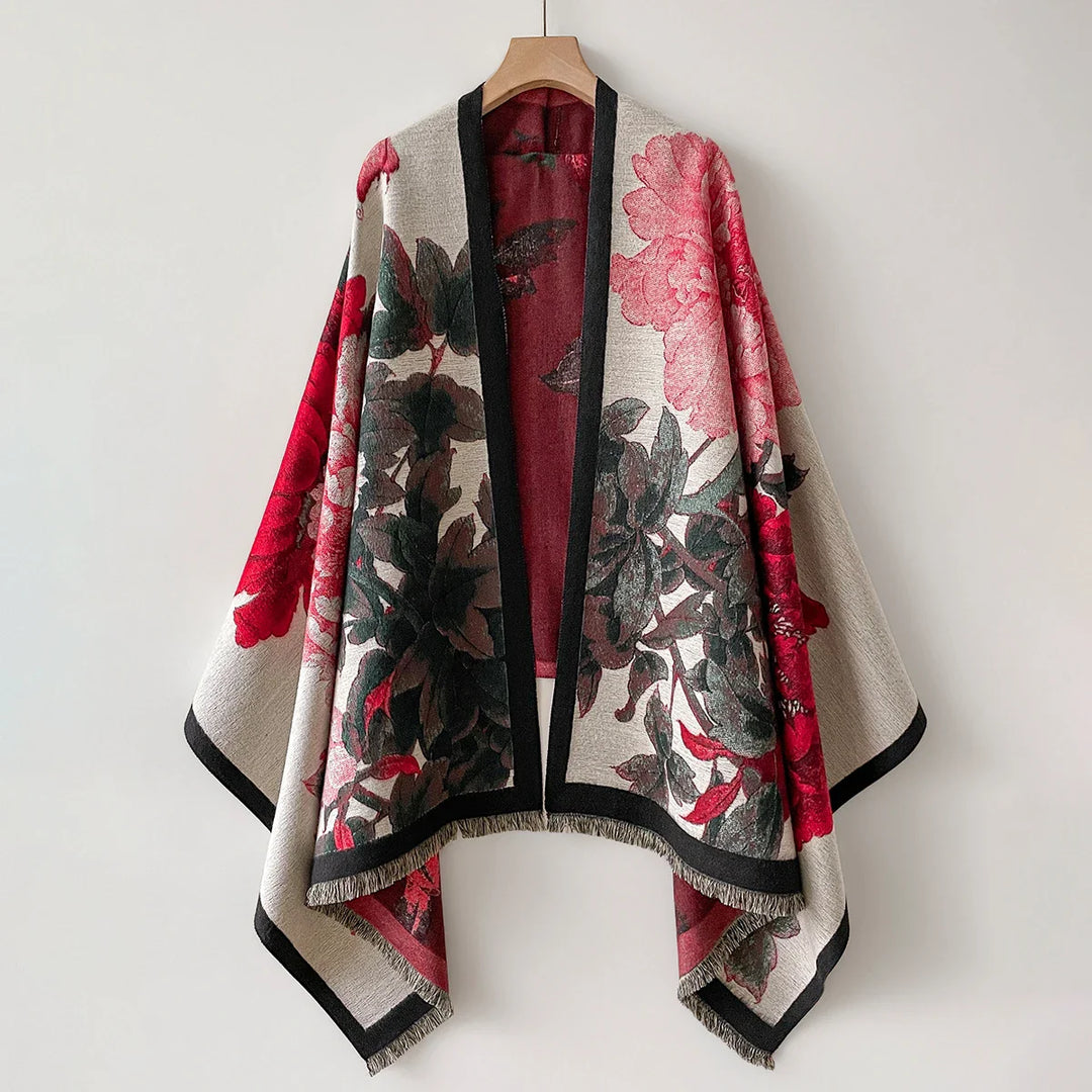 Floral Cashmere Wrap