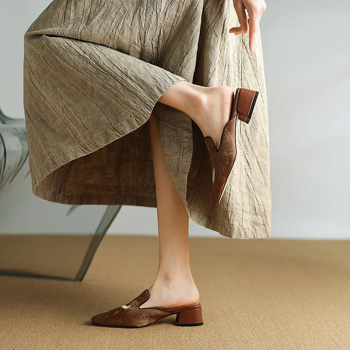 Velvet Rosalyn Slippers