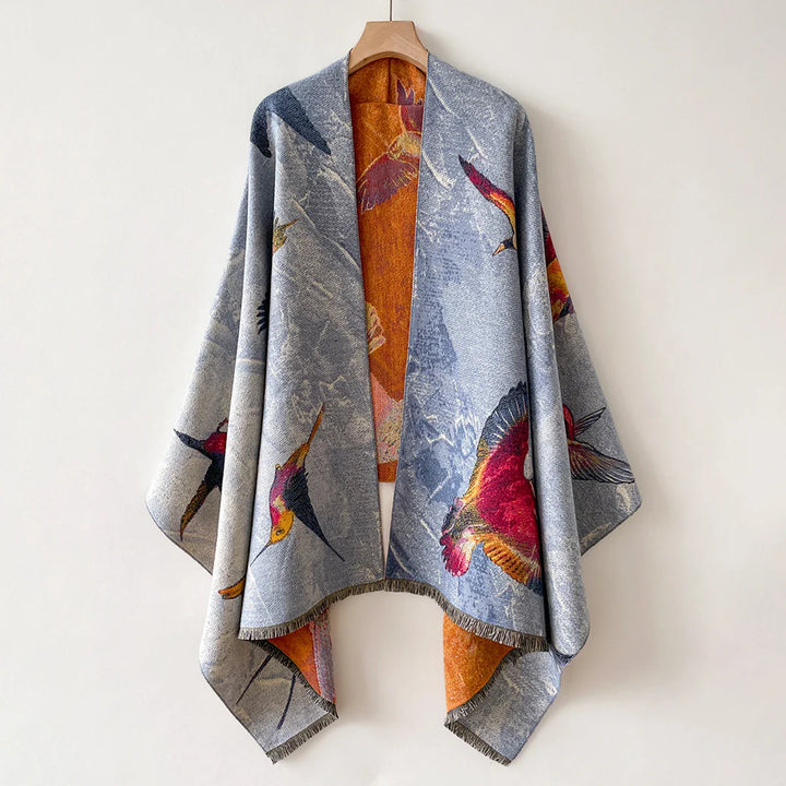 Floral Cashmere Wrap