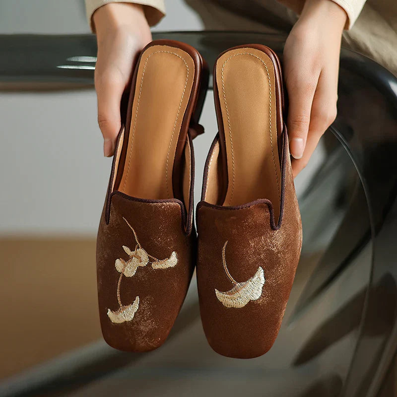 Velvet Rosalyn Slippers