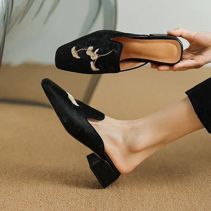 Velvet Rosalyn Slippers