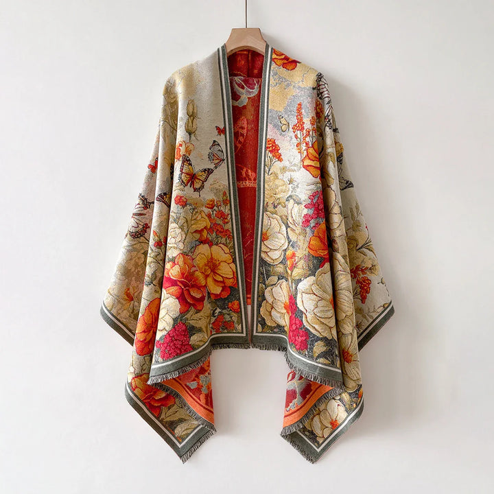 Floral Cashmere Wrap