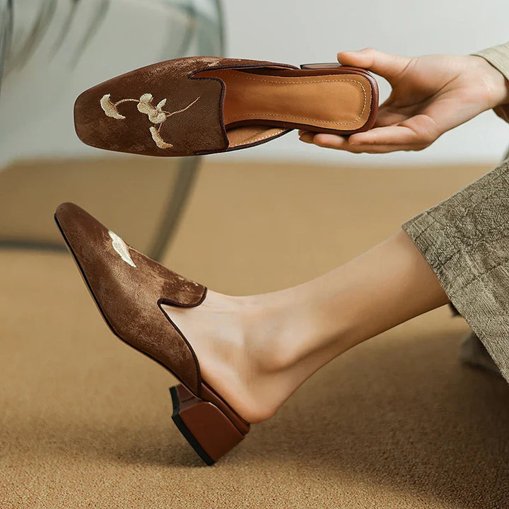 Velvet Rosalyn Slippers