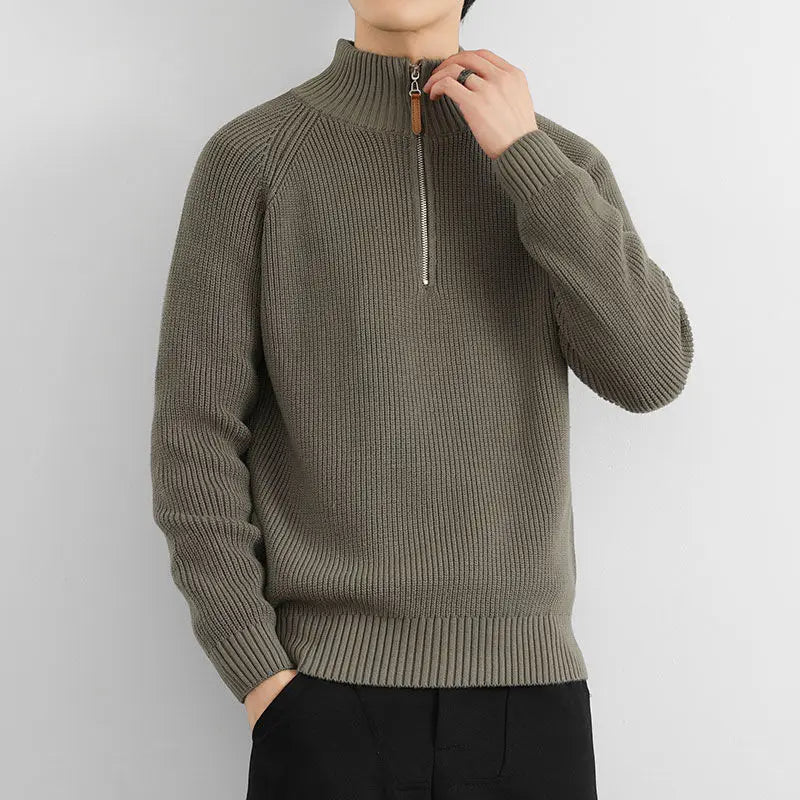 Classic Quarter-Zip Sweater