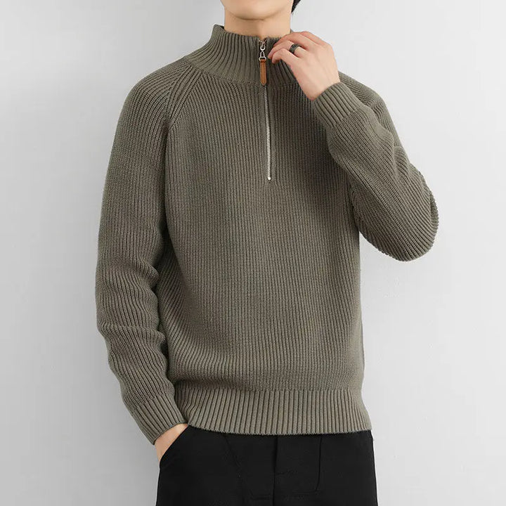 Classic Quarter-Zip Sweater