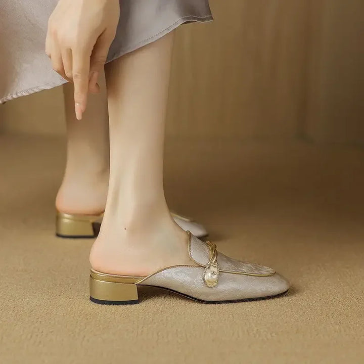 Jasmine Silk Slippers