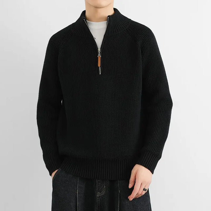 Classic Quarter-Zip Sweater