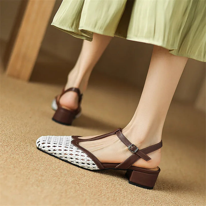 Braided Elegance Heels