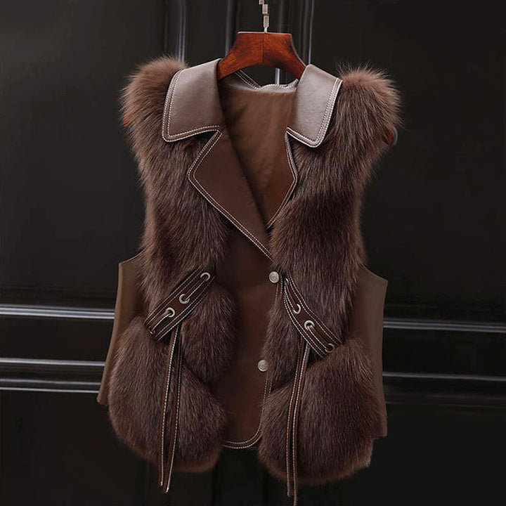 Lapel Fur Wrap