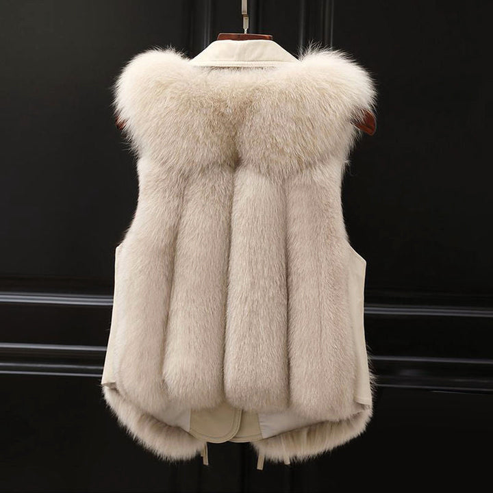 Lapel Fur Wrap